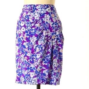 Anthropologie Fei Silk Skirt with Sequin Details.